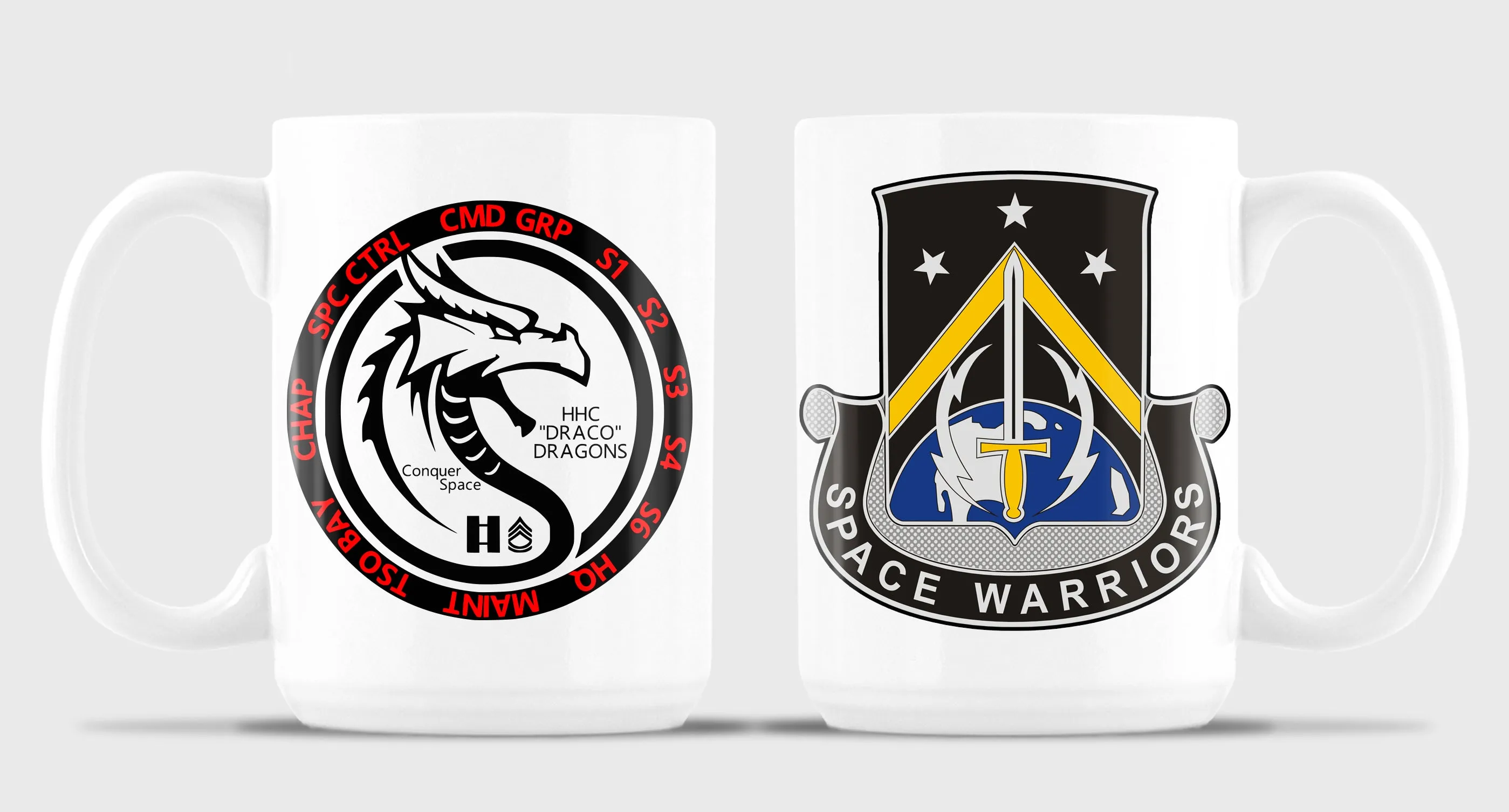15 oz Coffee Mug- All White or White with Black Trim