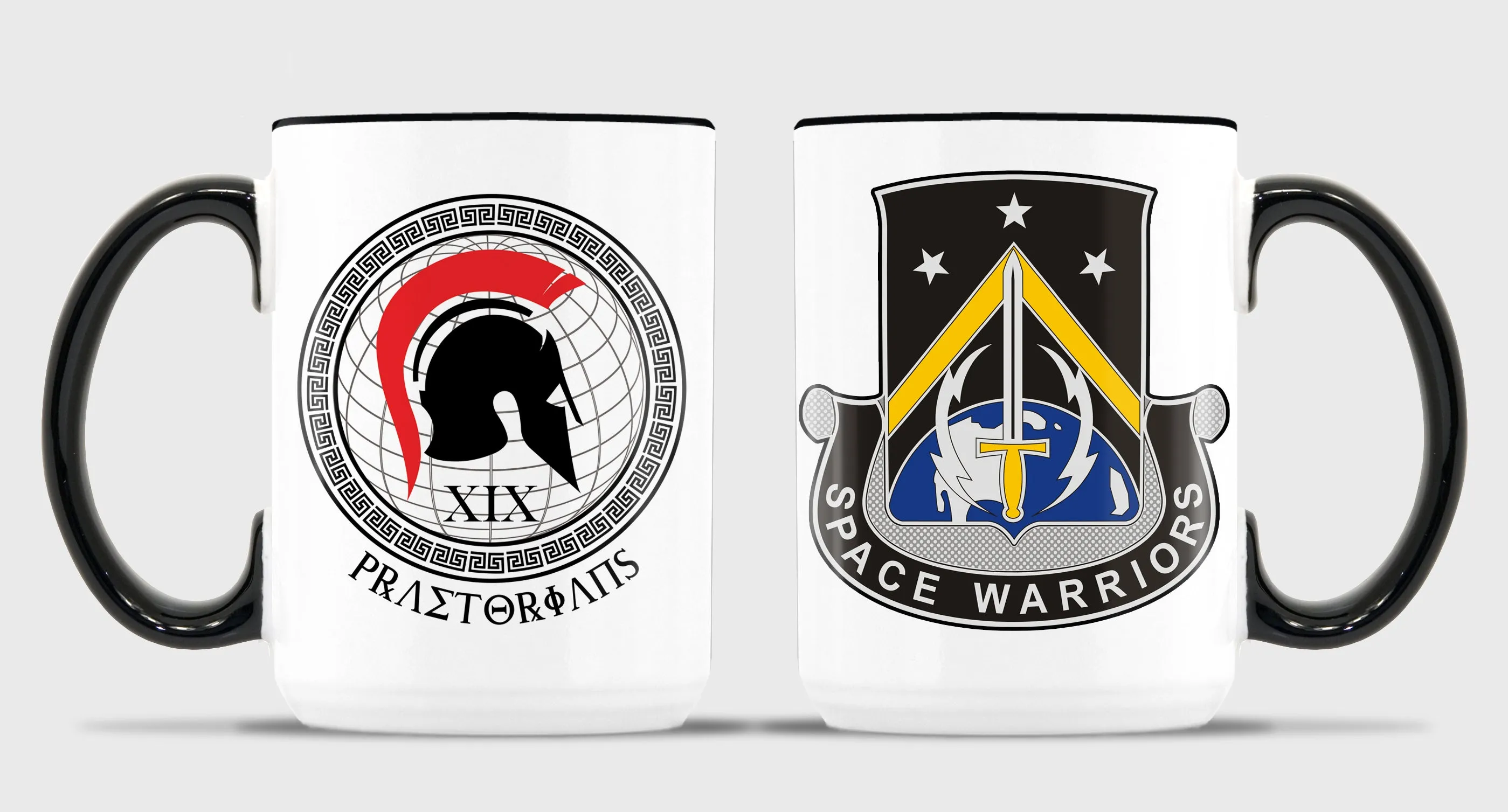 15 oz Coffee Mug- All White or White with Black Trim