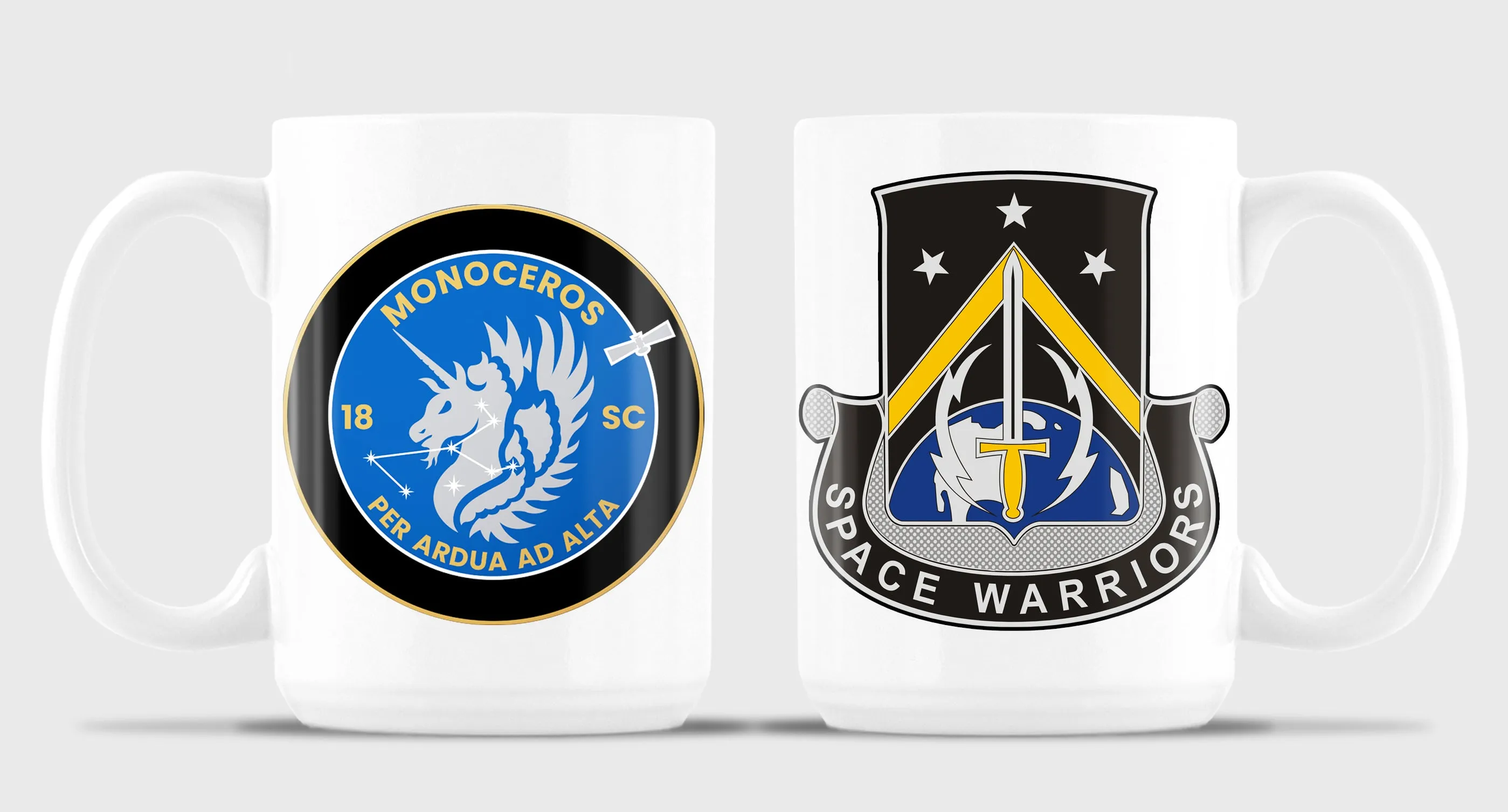 15 oz Coffee Mug- All White or White with Black Trim