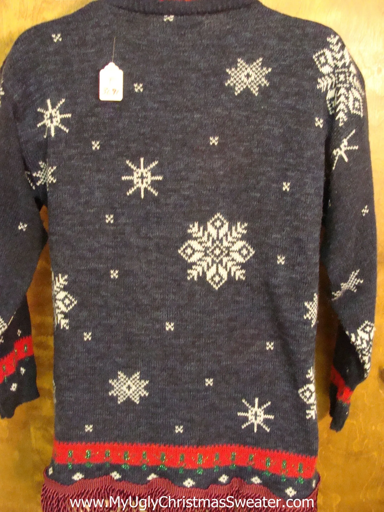 80s Teddy Bear Acrylic Ugly Christmas Sweater Pullover