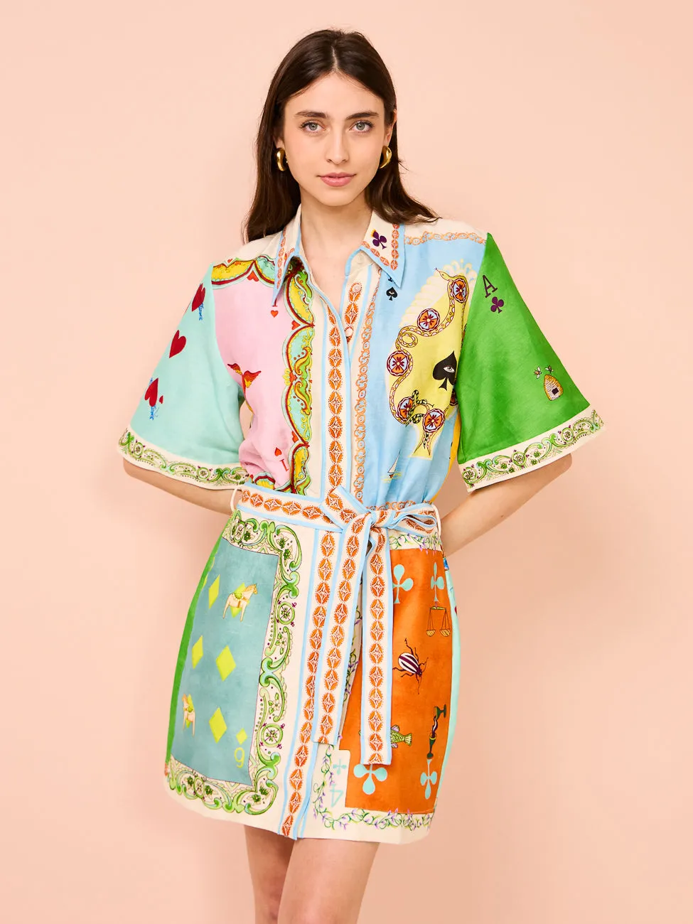 Alemais Rummy Mini Dress in Multi
