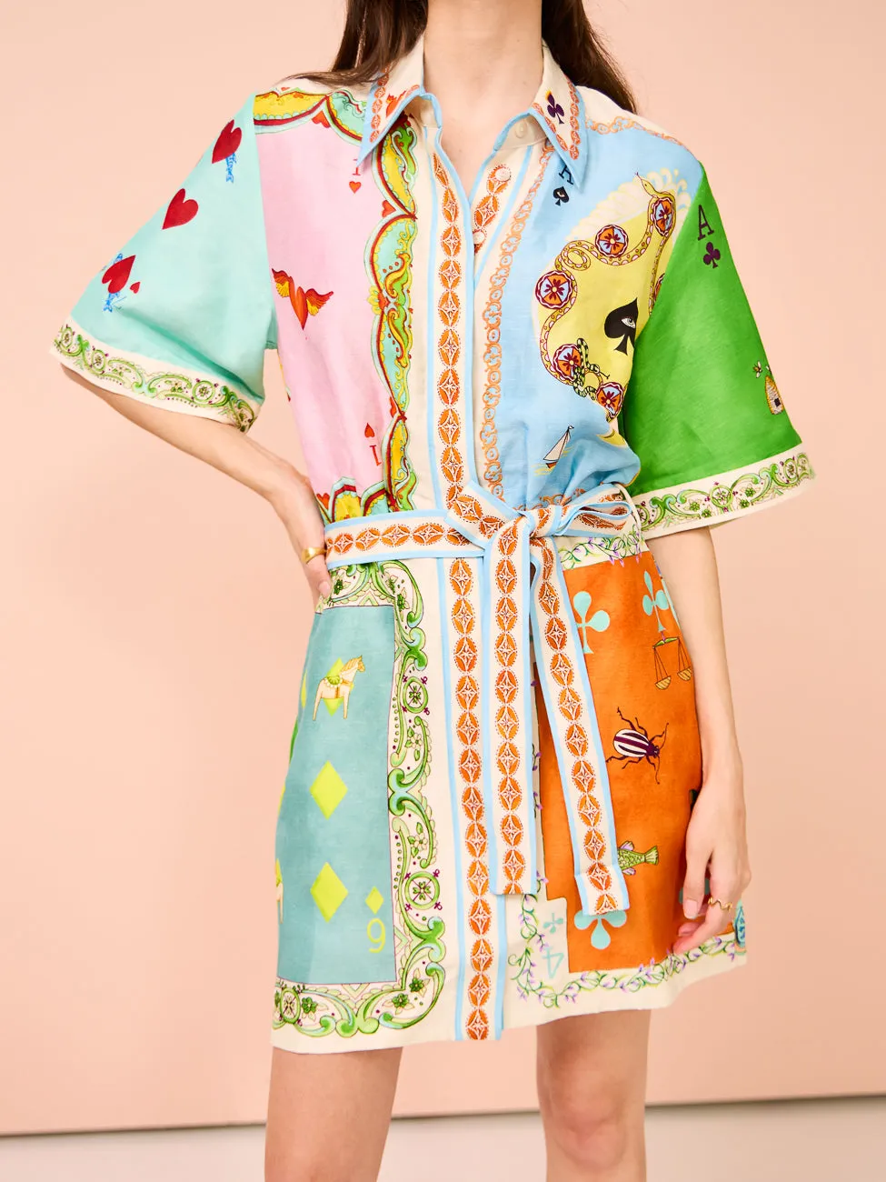 Alemais Rummy Mini Dress in Multi