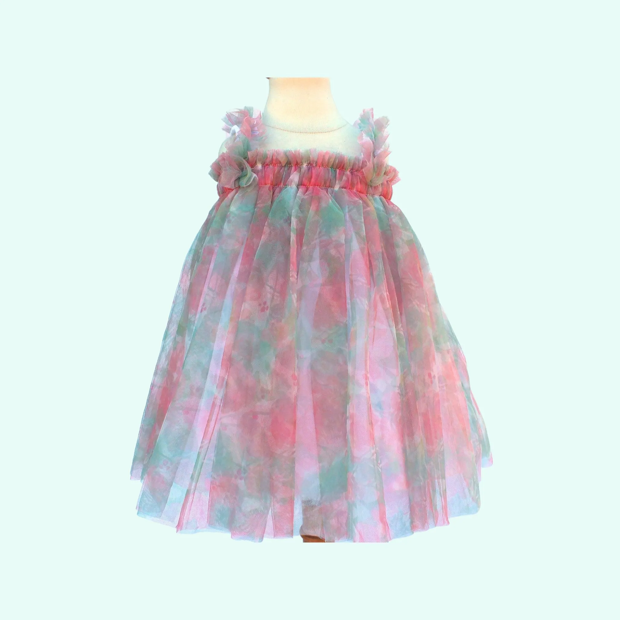 Baby Tulle Dress, Flower Tulle Dress, Daisy Tutu Dress, Princess Outfit, Tulle Flower Girl Dress, First Birthday Dress