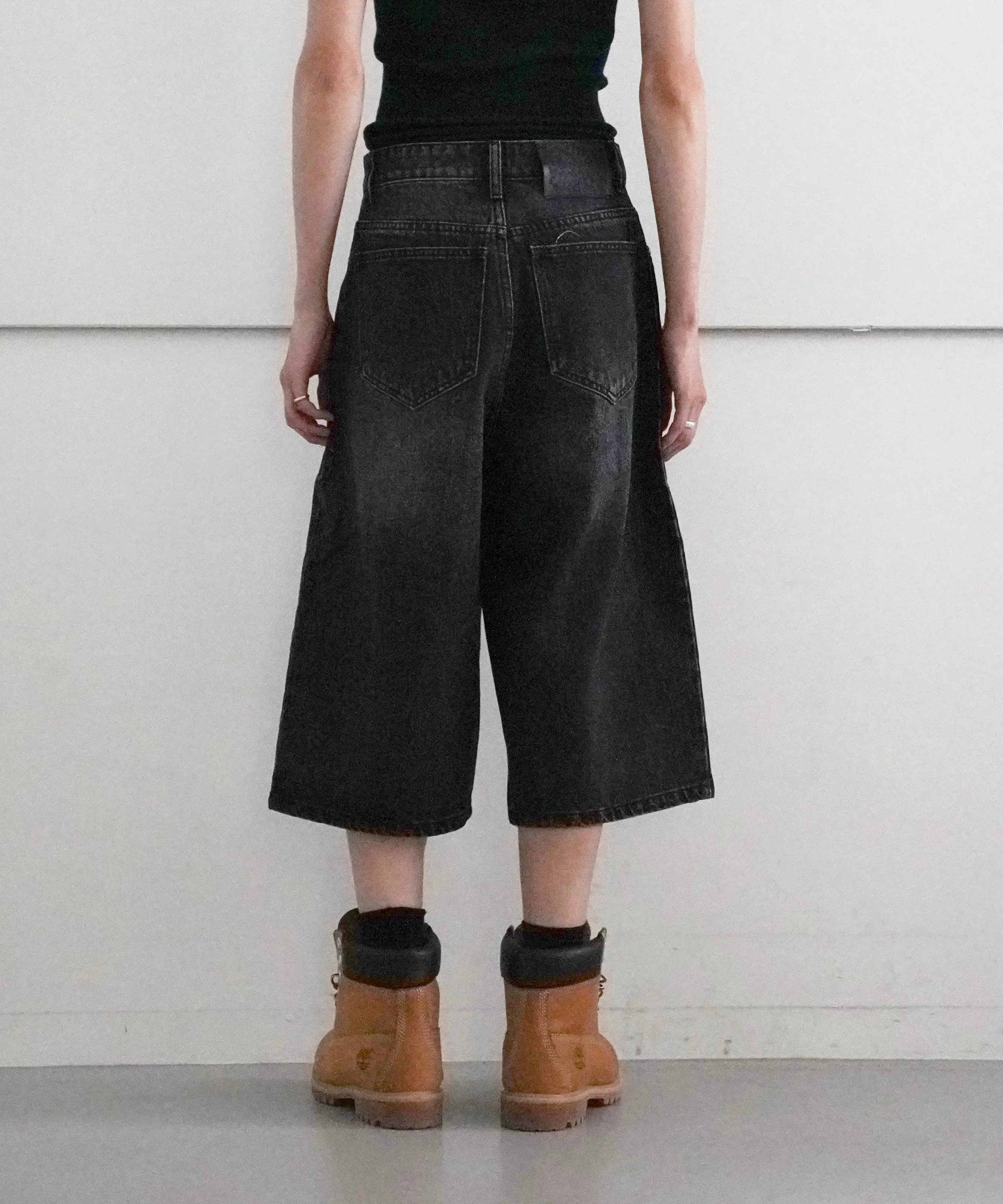 Basketcase BREACHER DENIM SHORTS "WASHED BLACK"
