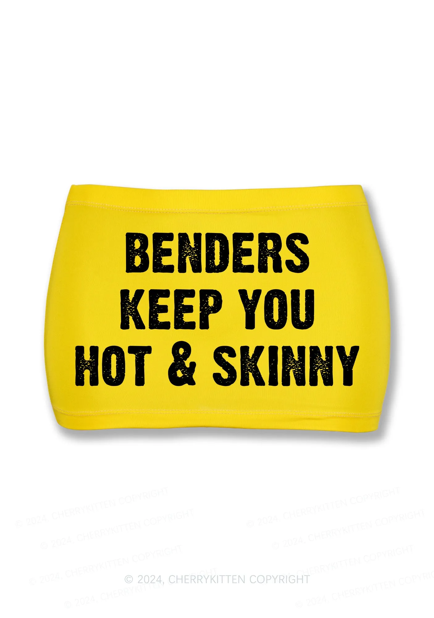 Benders Keep You Hot Y2K Mini Hip Skirt Cherrykitten