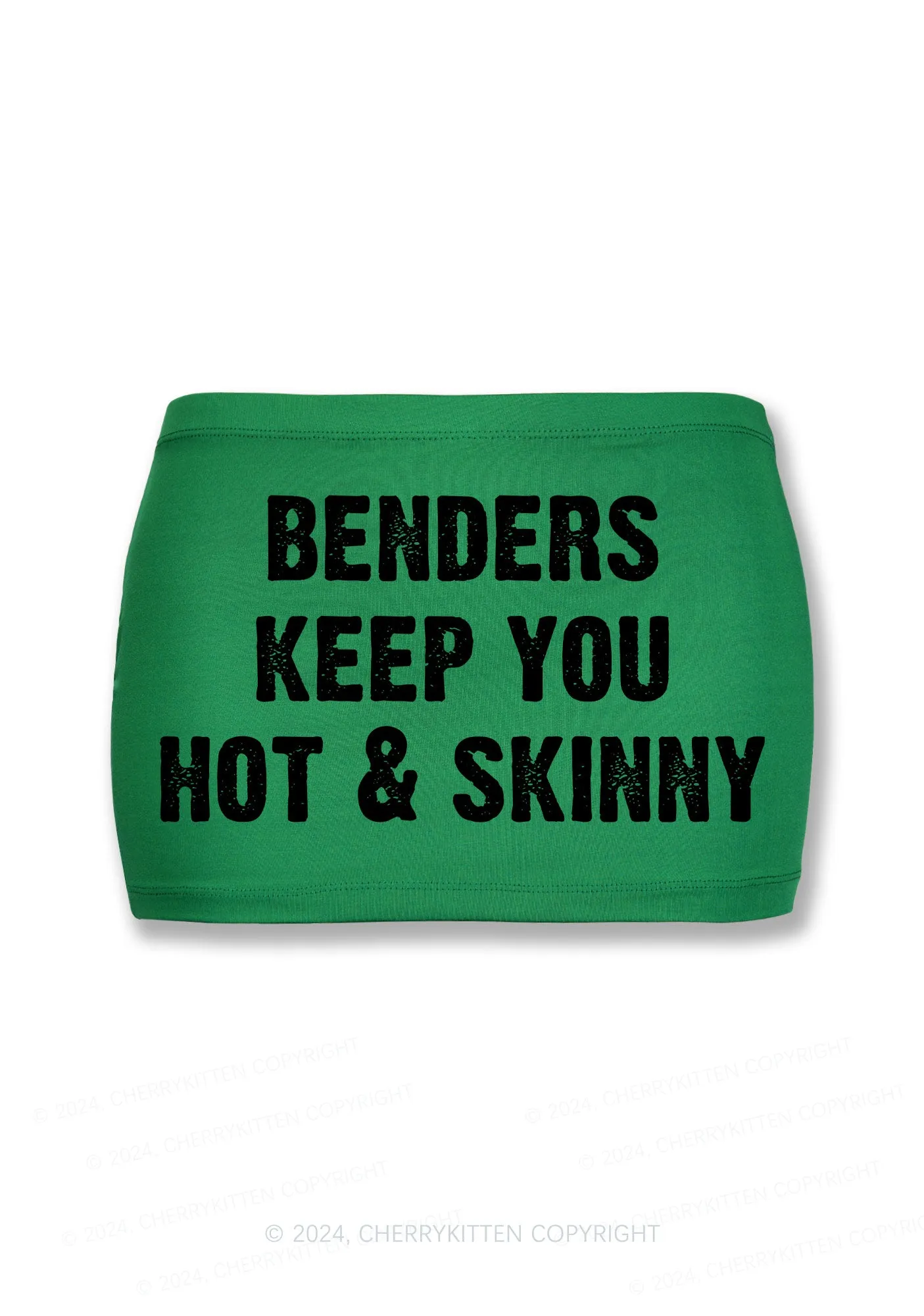 Benders Keep You Hot Y2K Mini Hip Skirt Cherrykitten