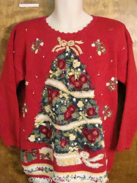 Best 80s Tree Ugly Christmas Sweater Pullover