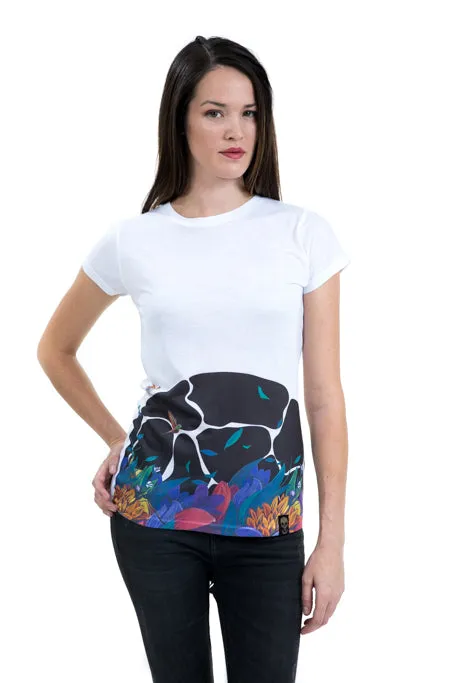 Birds Fly Skull Tee