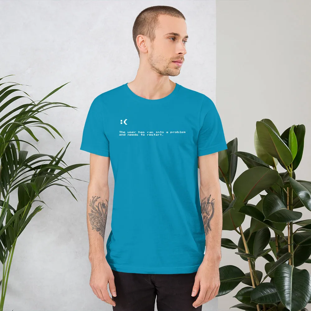Blue Screen of Death Unisex T-shirt