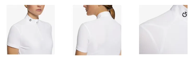 CAVALLERIA TOSCNA JERSEY S/S MITERED CORNER LADIES