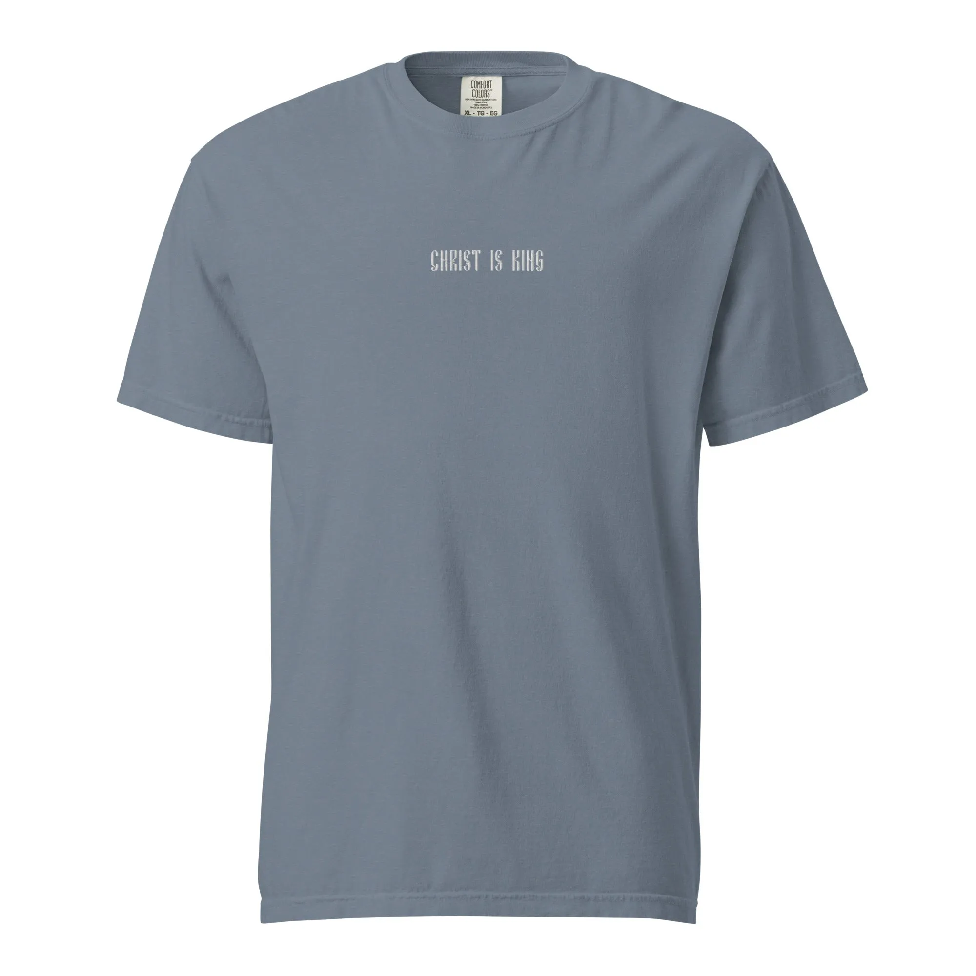 Christ is King Premium Embroidered T-Shirt