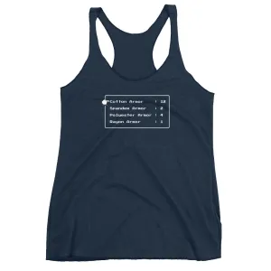 Cotton Armor Women's Racer-back Tank-top