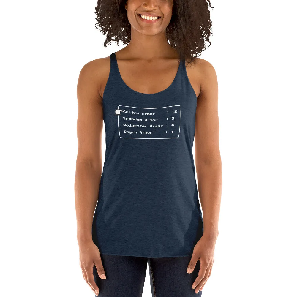 Cotton Armor Women's Racer-back Tank-top