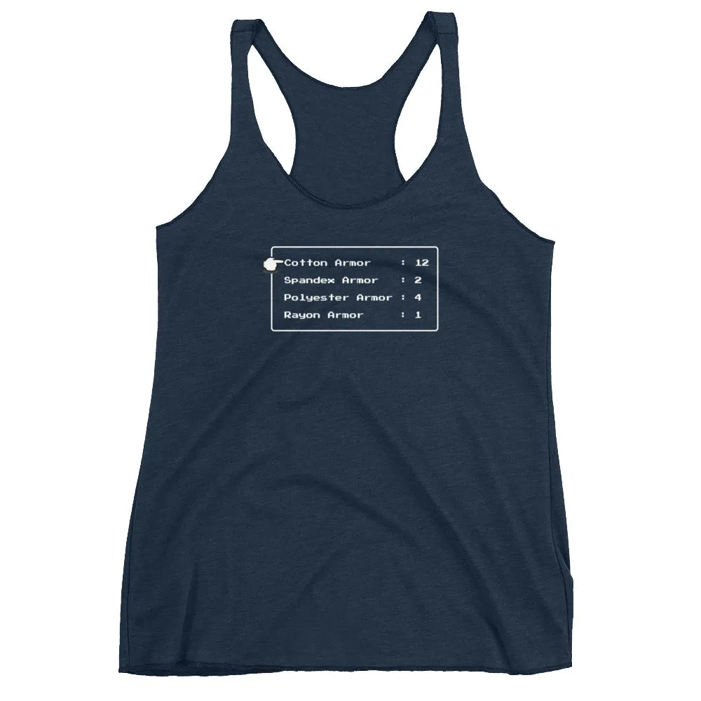 Cotton Armor Women's Racer-back Tank-top