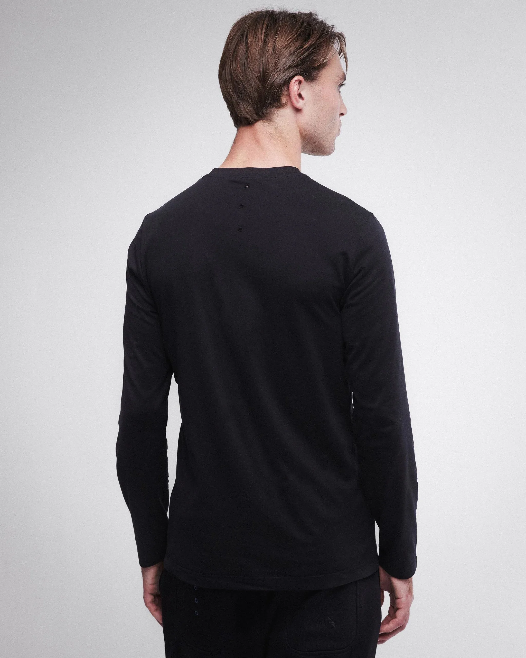Cotton Long Sleeved T-Shirt PR454100 Black