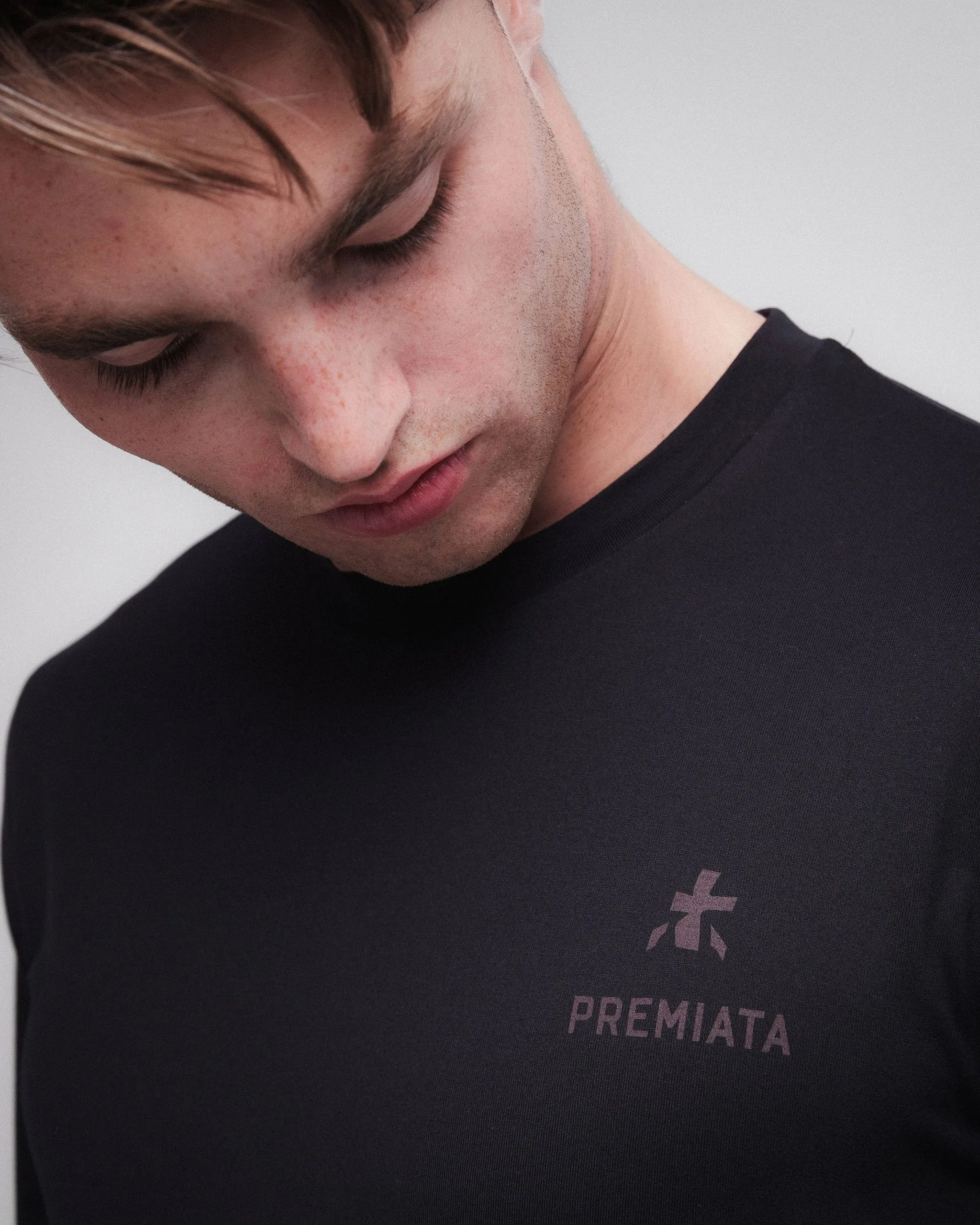 Cotton Long Sleeved T-Shirt PR454100 Black