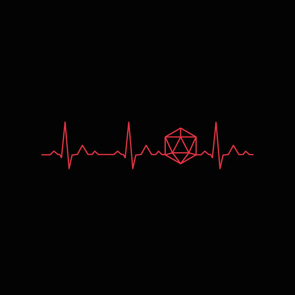 Dice Heartbeat Unisex T-shirt