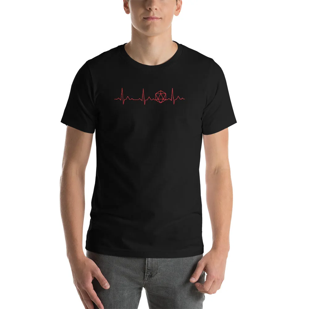 Dice Heartbeat Unisex T-shirt