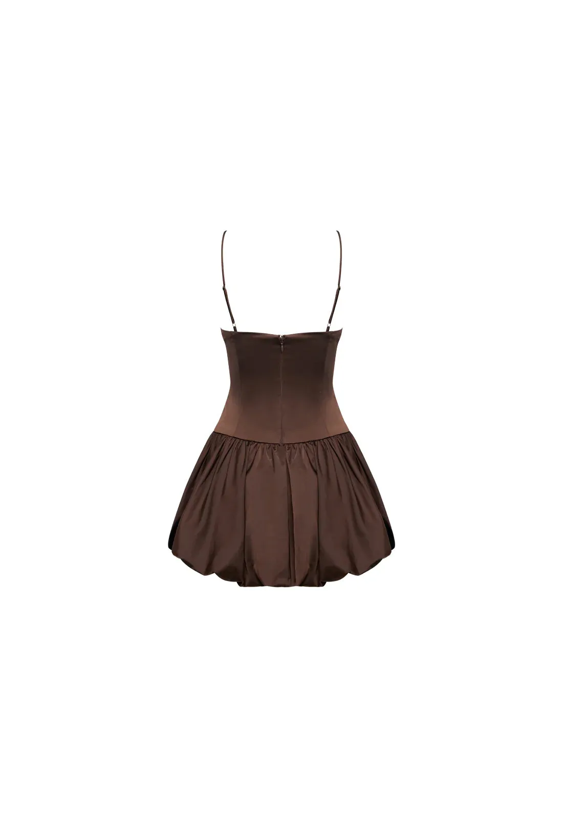 Dollhouse Mini Dress - Coffee