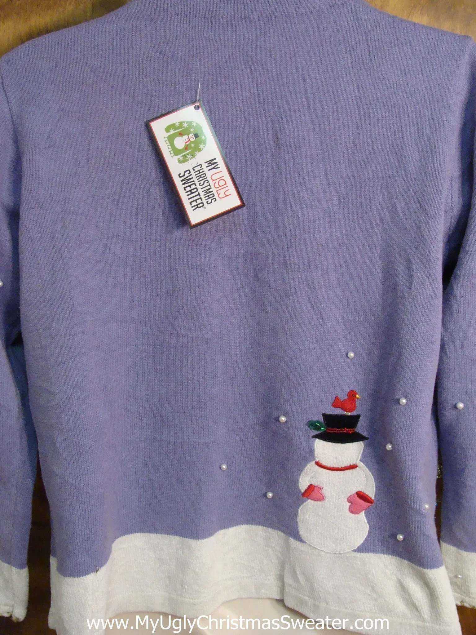 Dressed Up Snowmen Bad Christmas Sweater