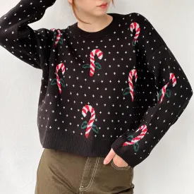 DSORVICD Women Glitter Christmas Sweater Sequin Long Sleeve Knit Pullover Ugly Graphic Oversized Holiday Sweater Streetwear