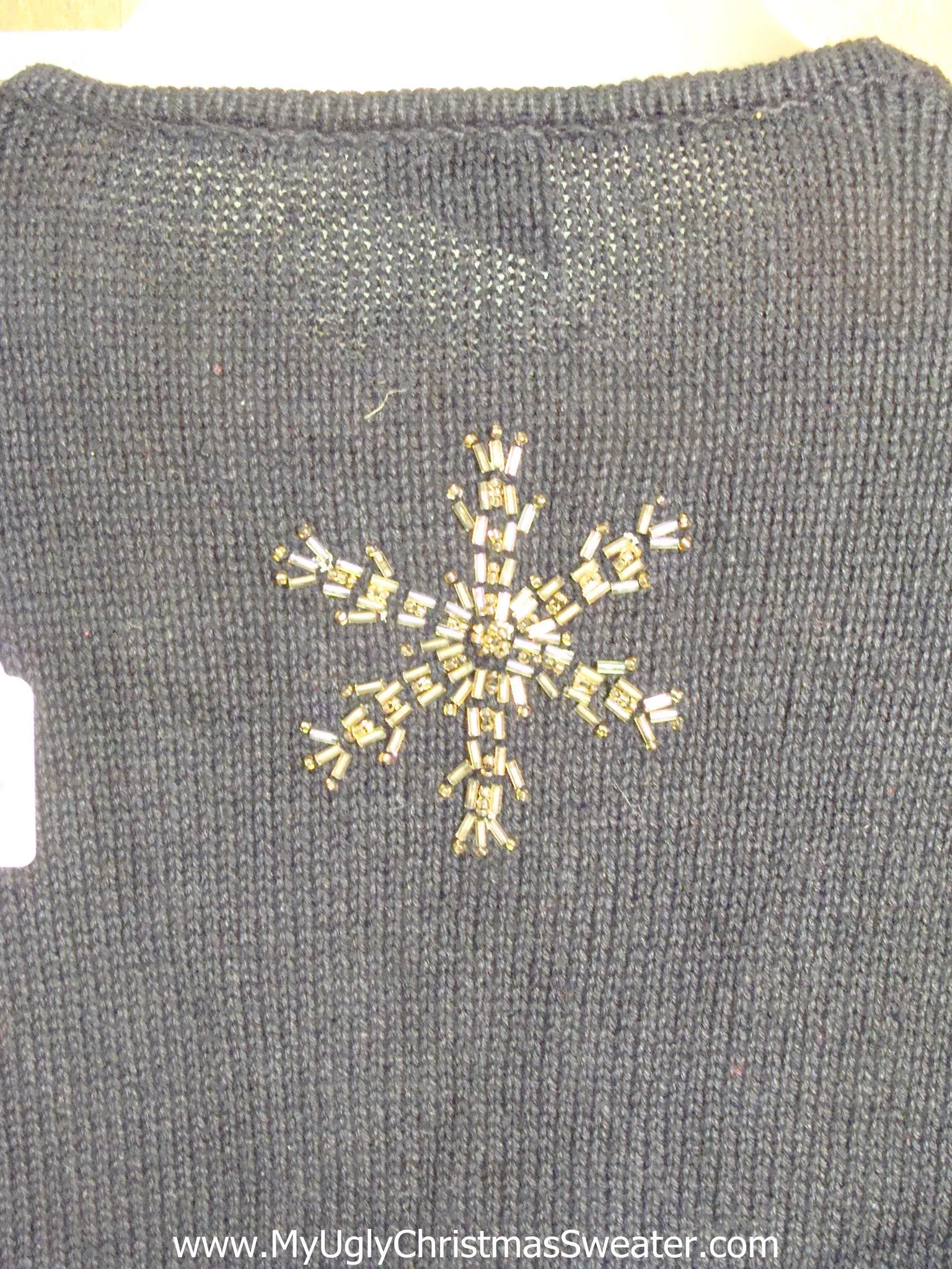 Festive Poinsettias Light Up Cheesy Christmas Sweater
