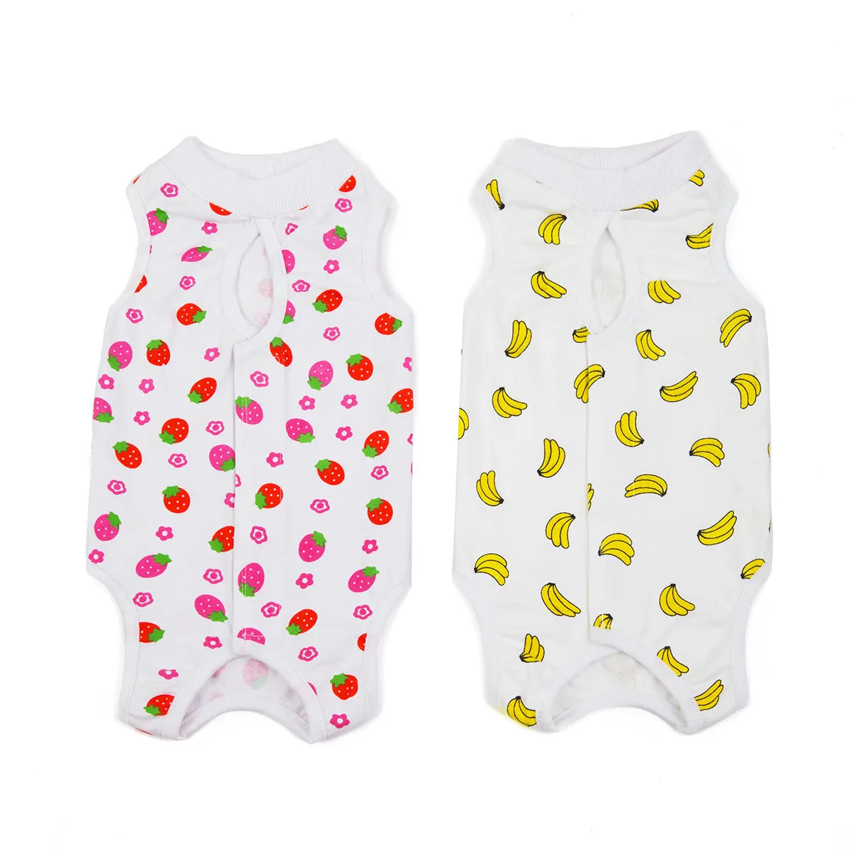 Fruit pattern pet clothing sterilization suit for cat