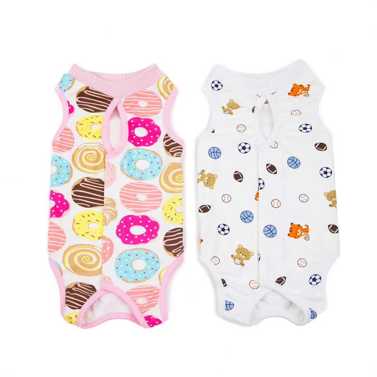 Fruit pattern pet clothing sterilization suit for cat