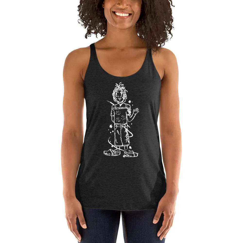 Hello World Women's Racer-back Tank-top