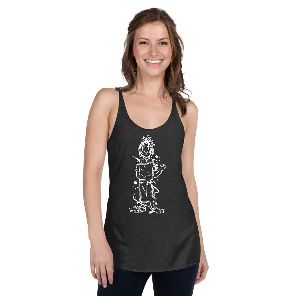 Hello World Women's Racer-back Tank-top
