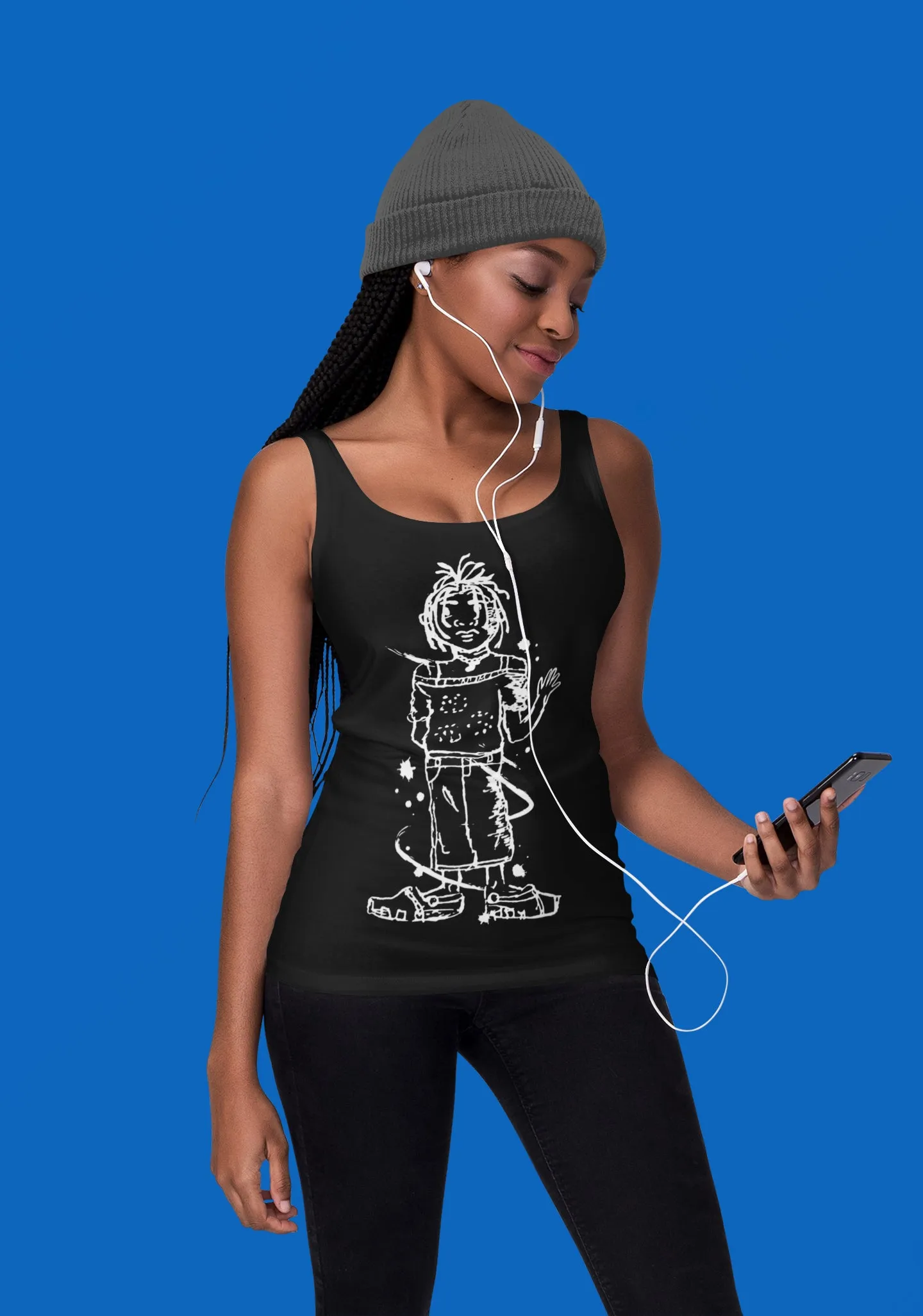 Hello World Women's Racer-back Tank-top