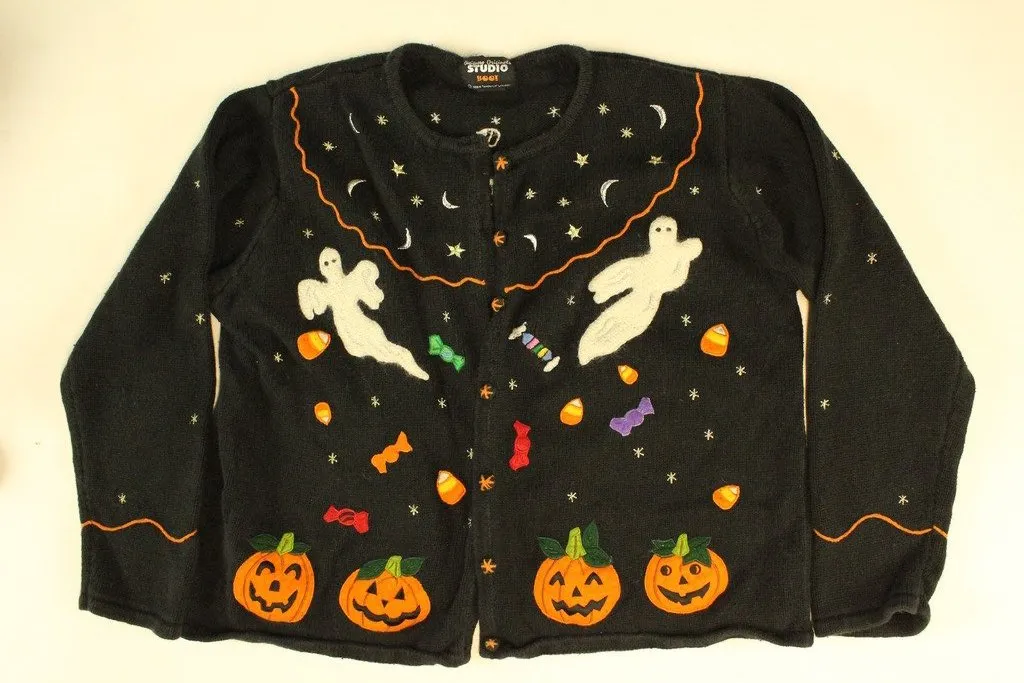 I got your back trick or treat Large Halloween Sweater