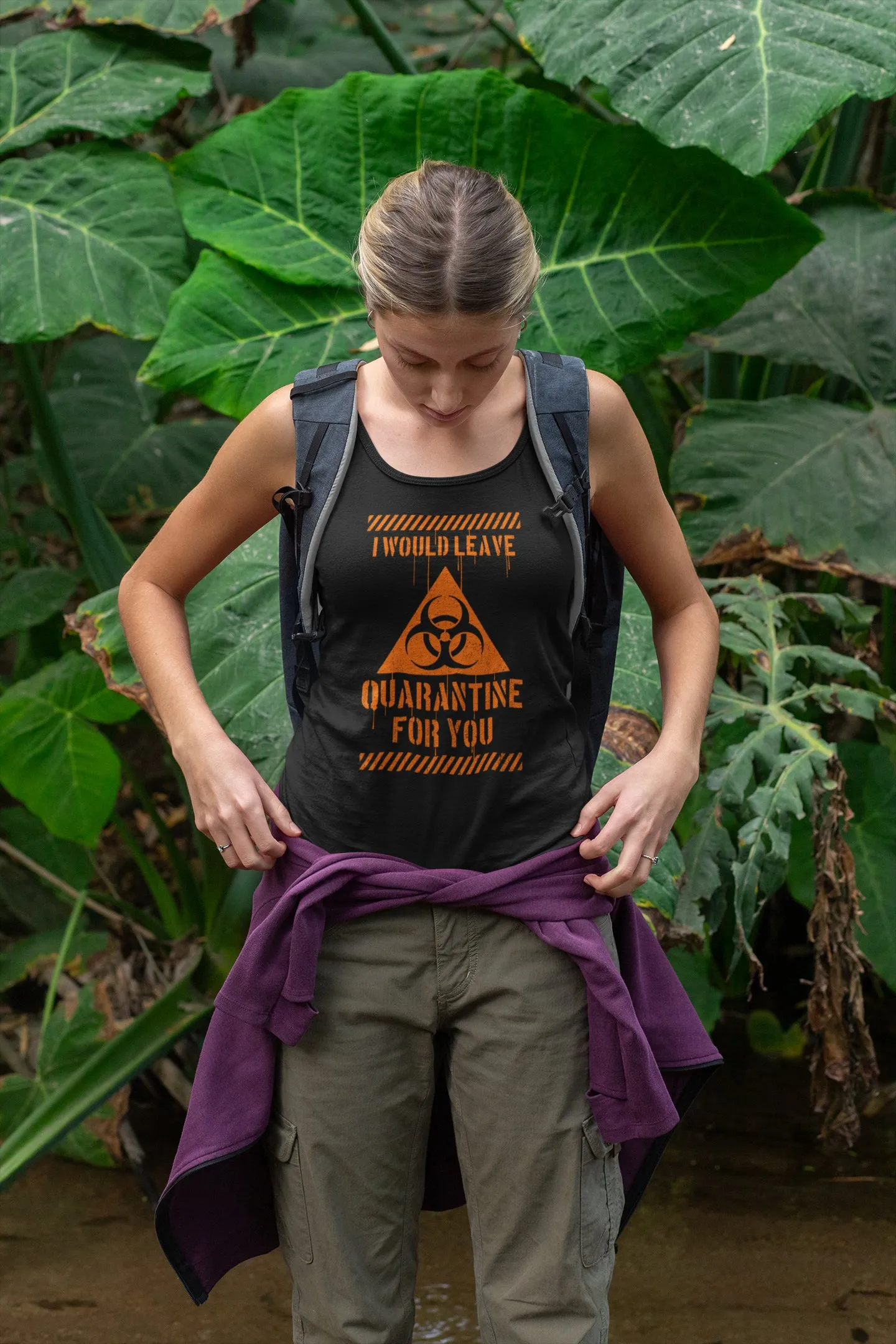 I Would Leave For You Women's Racer-back Tank-top