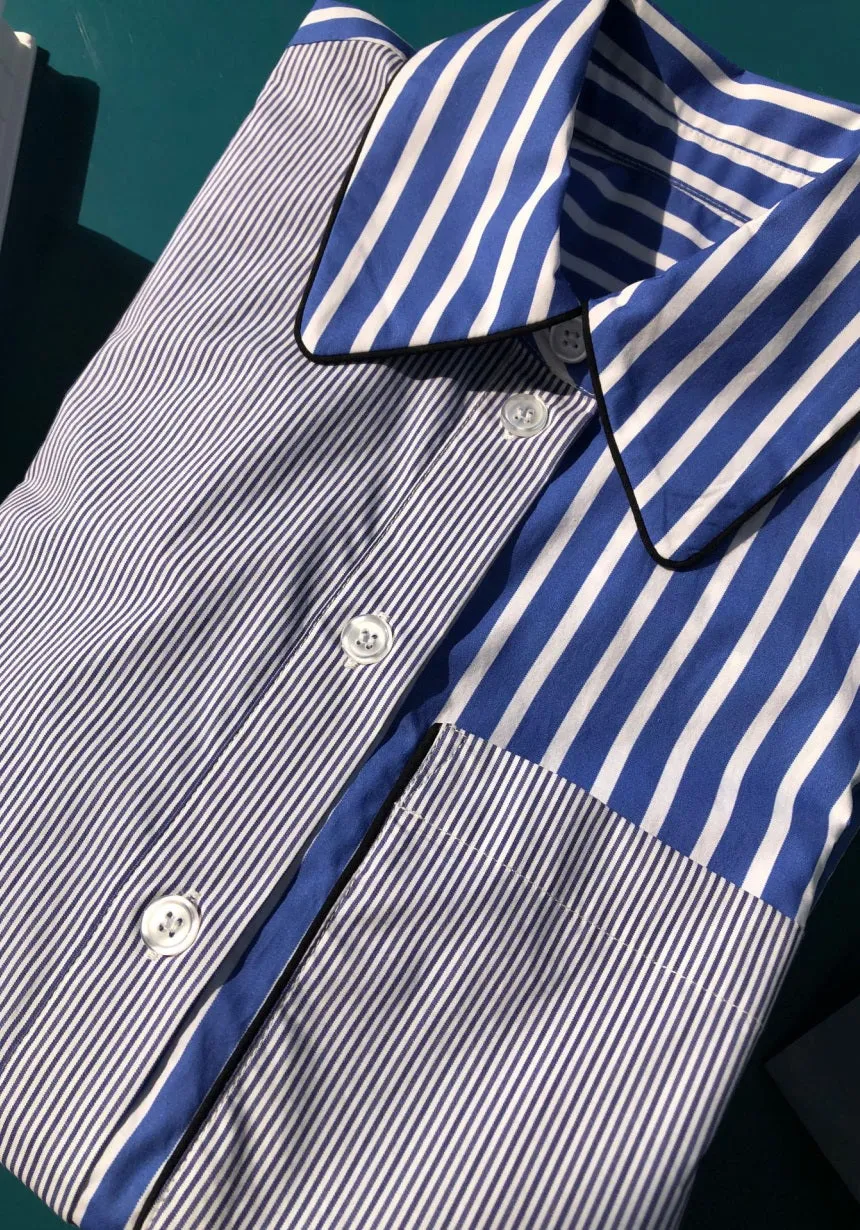 Nonothing| Women's cotton shirt in striped print