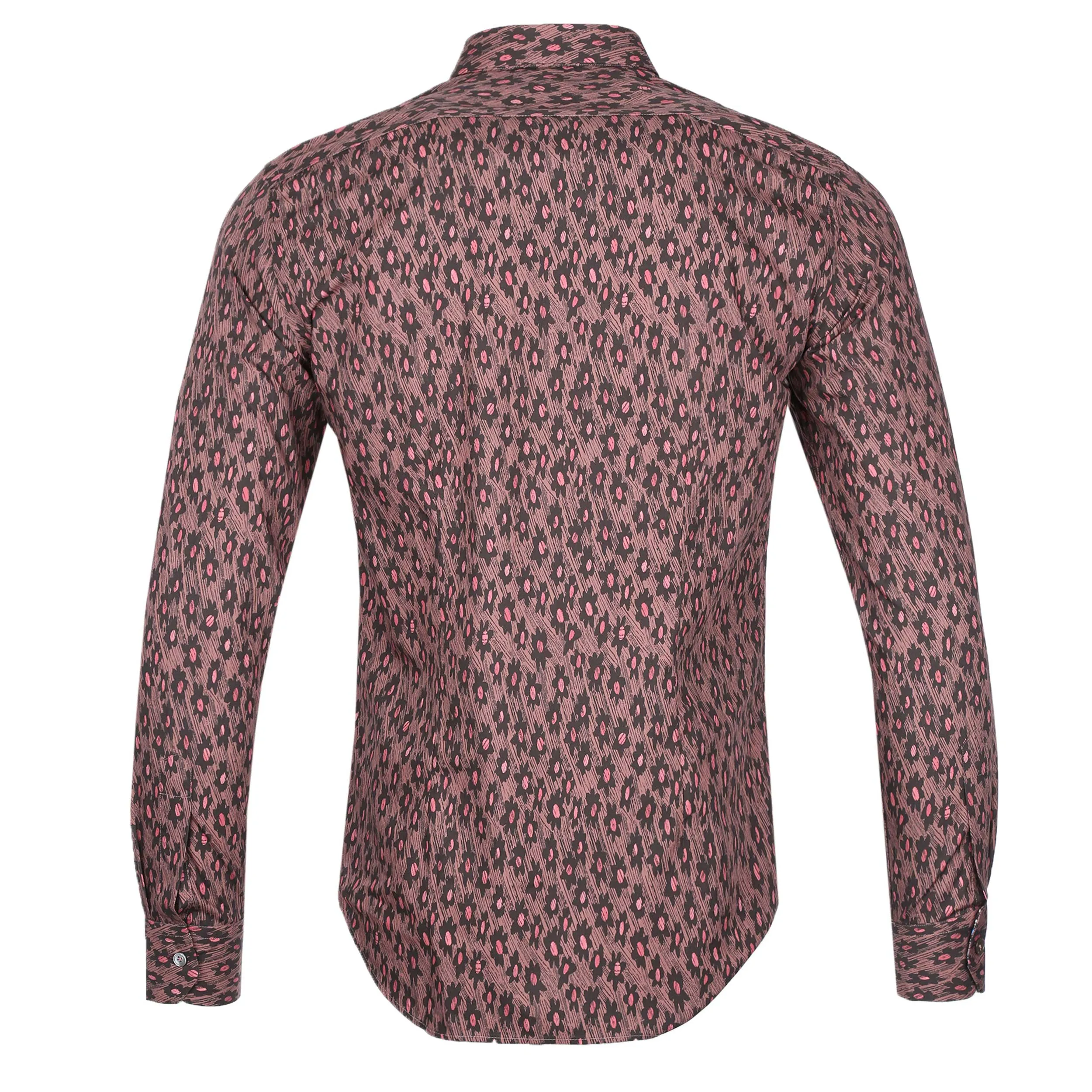 Paul Smith Flower Print Shirt in Mauve