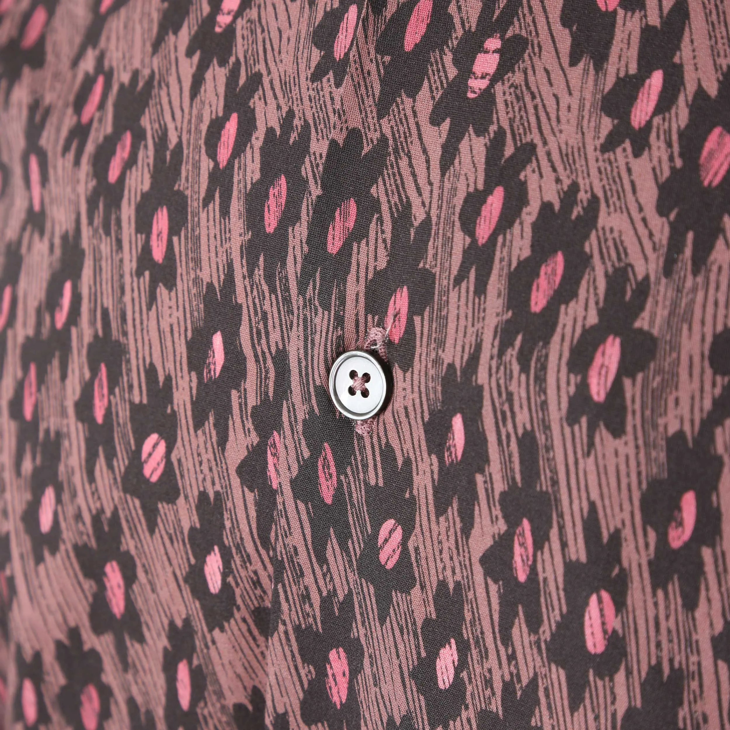 Paul Smith Flower Print Shirt in Mauve