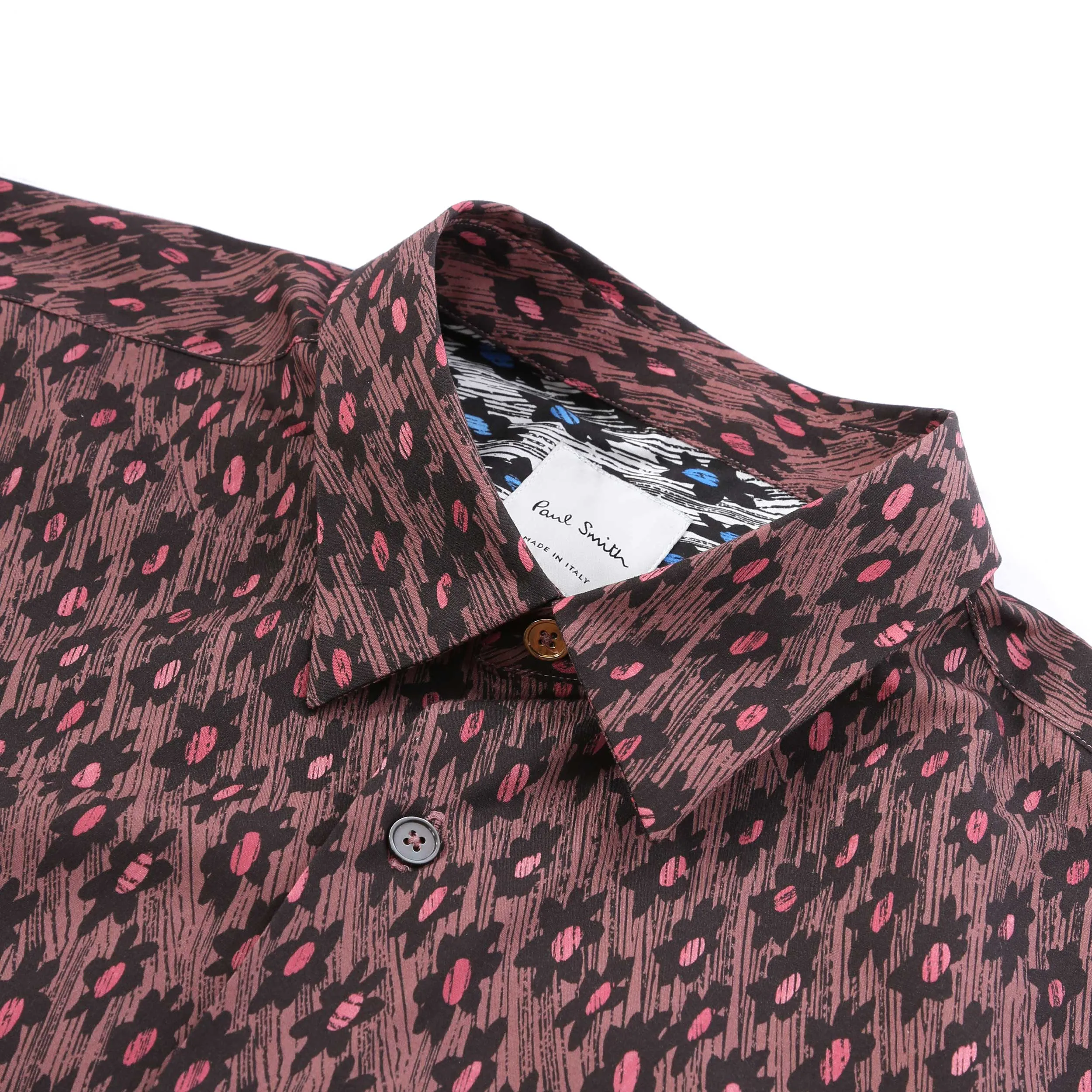 Paul Smith Flower Print Shirt in Mauve