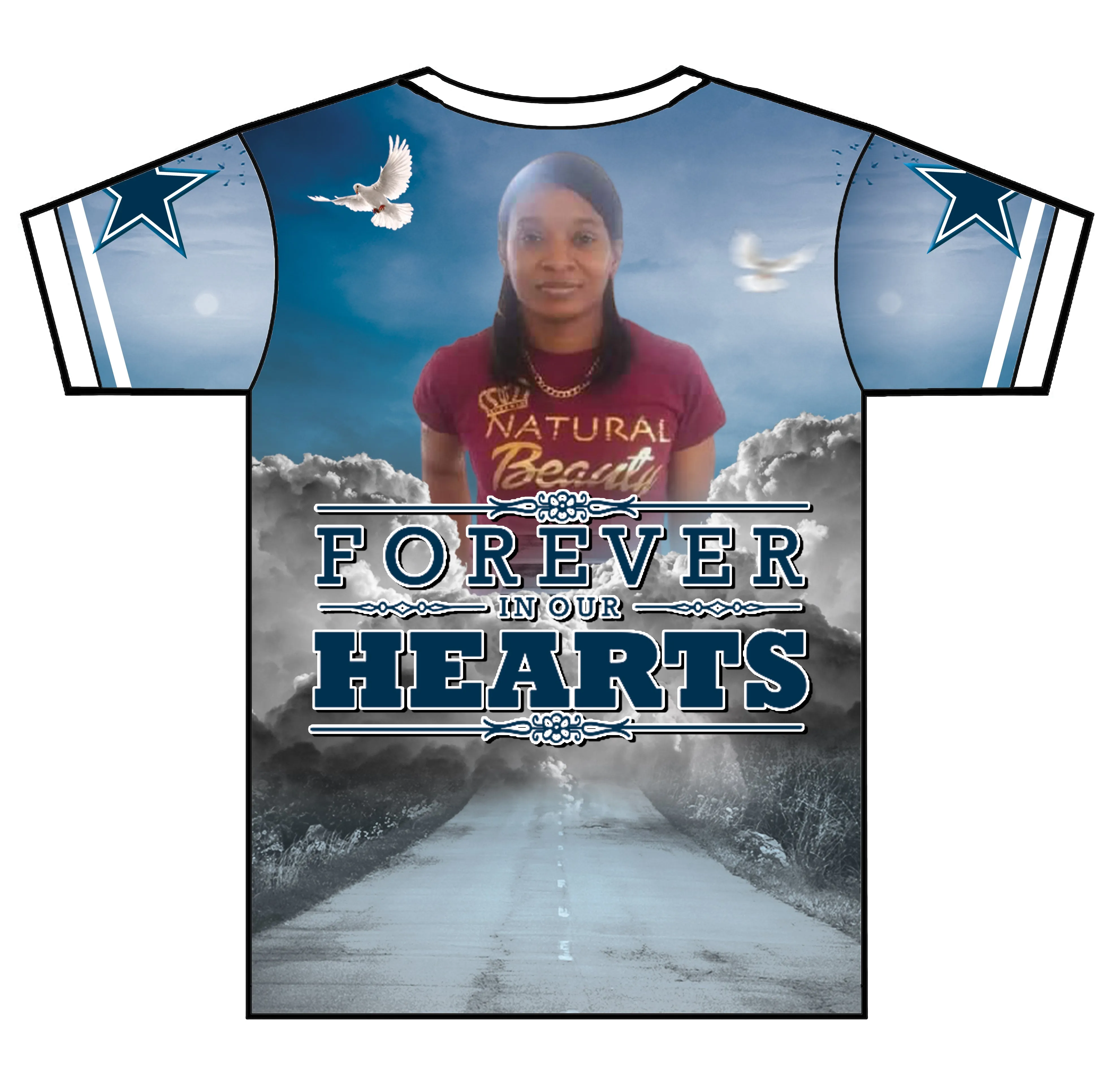 "Old Town Road" Custom Designed Memorial 3D shirt