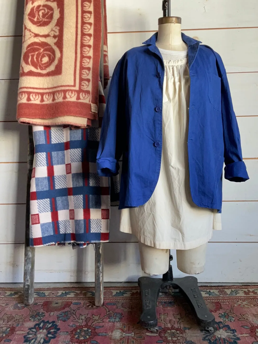 Vintage Indigo Chore Coat
