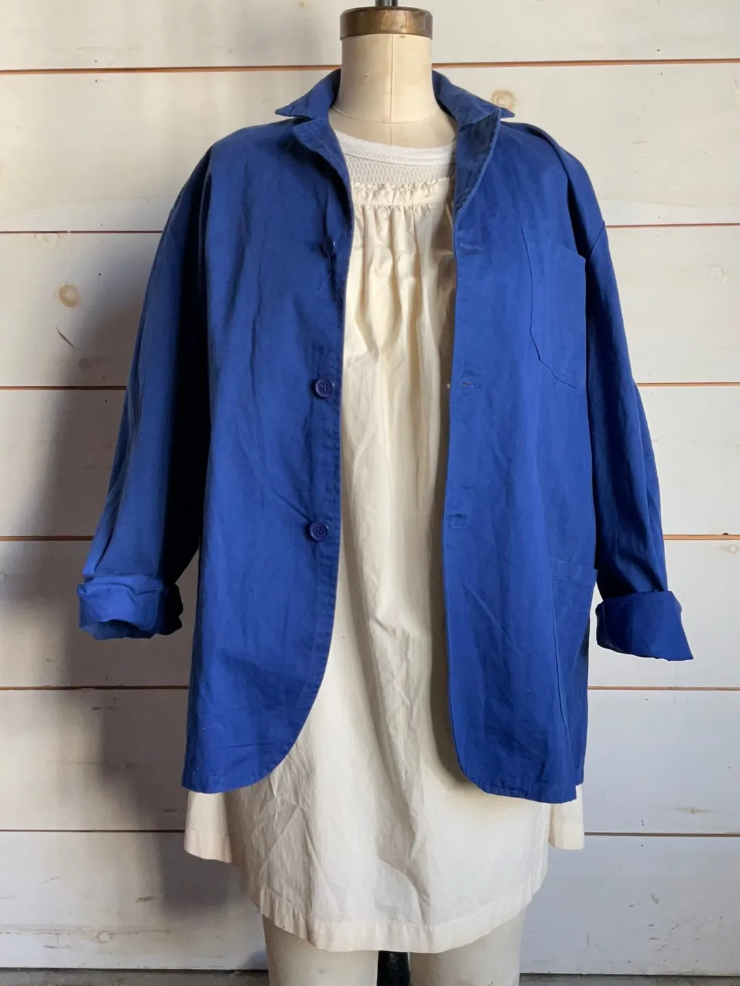 Vintage Indigo Chore Coat