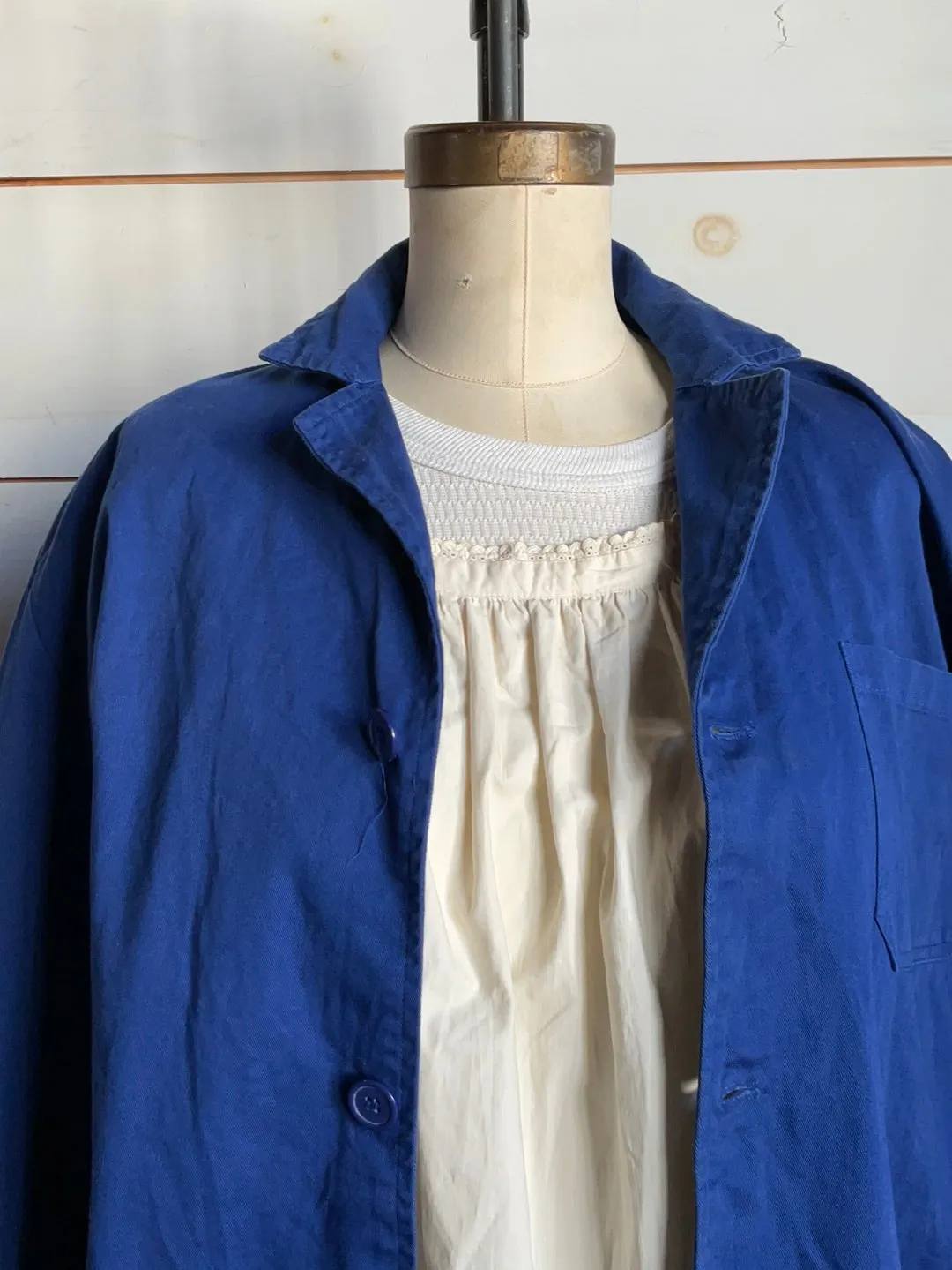 Vintage Indigo Chore Coat