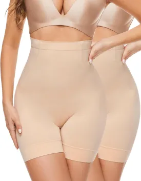 YADIFEN Shapewear Shorts Tummy Control Shapewear Invisible Shaping Shorts High Waisted Body Shaper Shorts Under Dress